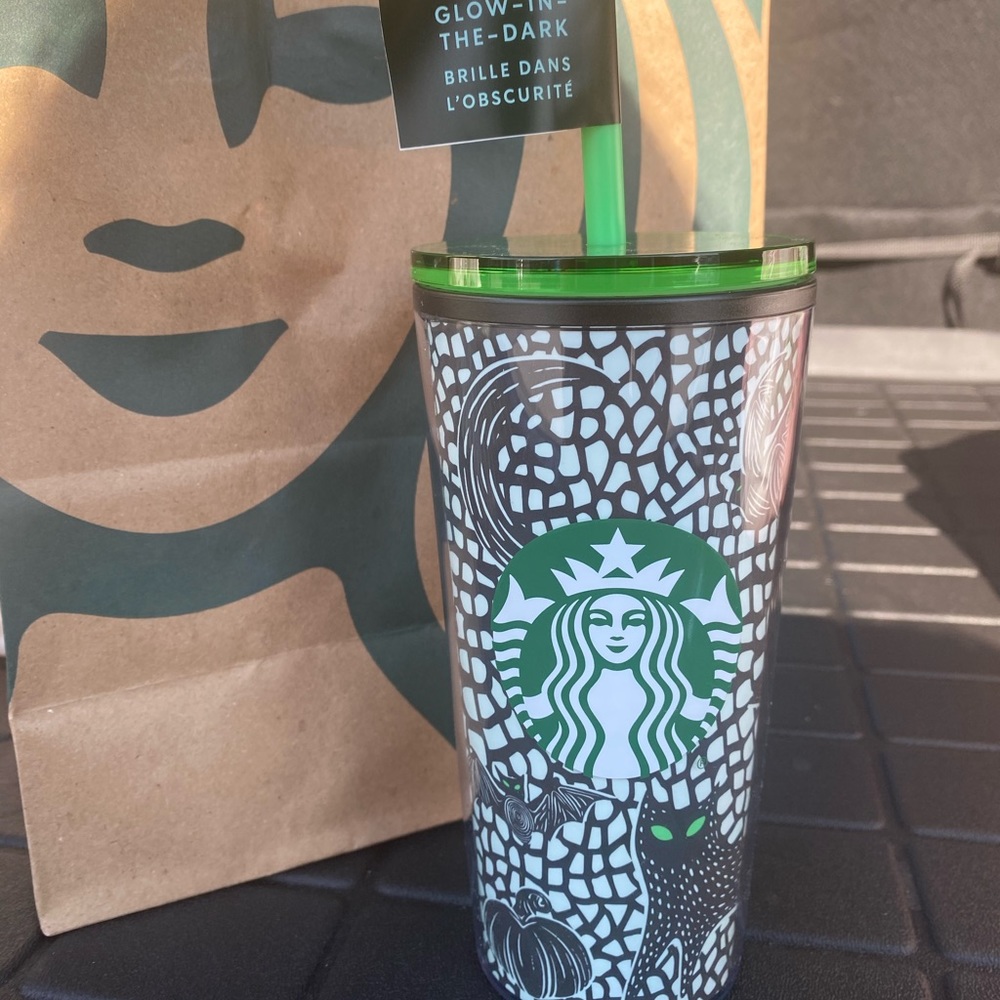 Starbucks glow in the dark tumbler